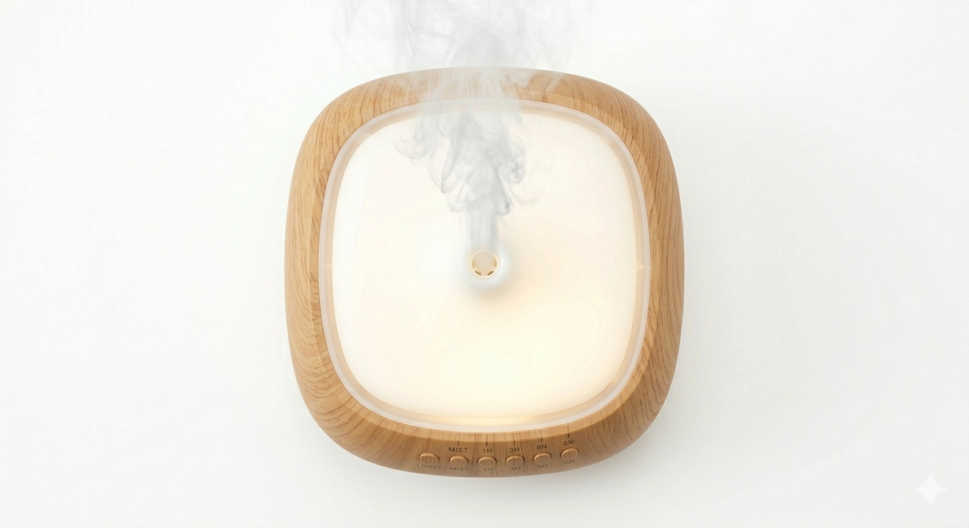 Lunex™ 500ML Essential Oil Diffuser for Sleep Ultrasonic Aromatherapy Humidifier with Auto Shut-Off