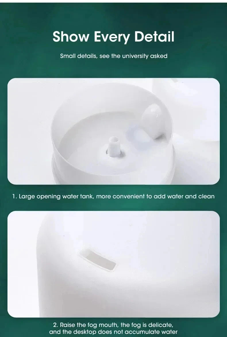 Lunex™ 500ML Essential Oil Diffuser for Sleep Ultrasonic Aromatherapy Humidifier with Auto Shut-Off