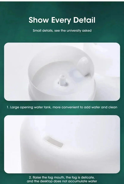 Lunex™ 500ML Essential Oil Diffuser for Sleep Ultrasonic Aromatherapy Humidifier with Auto Shut-Off